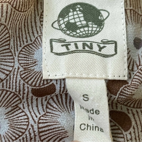 TINY by Anthropologie Women's Boho Floral Chiffon Mini Dress Sz Small - Picture 11 of 15